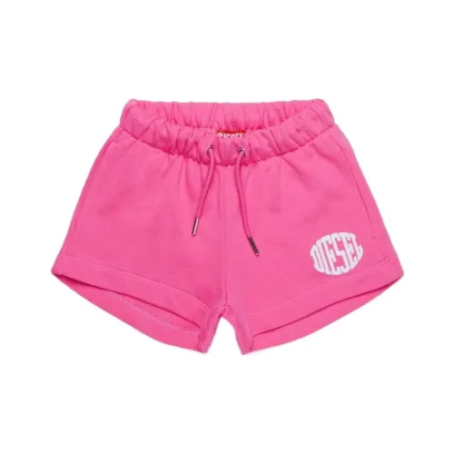 DIESEL Повседневные шорты для подростков розовые