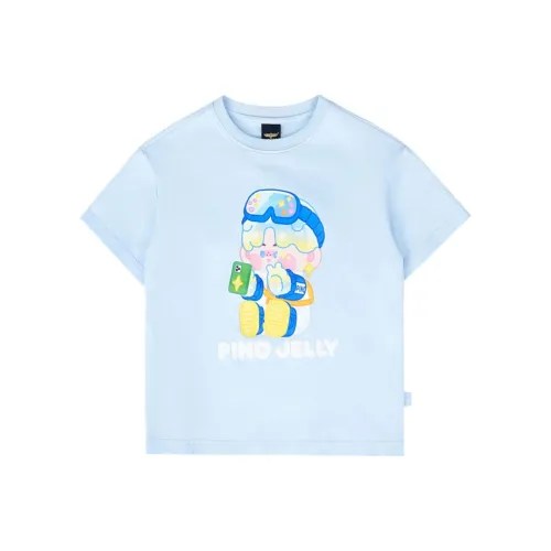BOY JUNIOR T-рубашка SS25 синяя для детей 3-7 лет