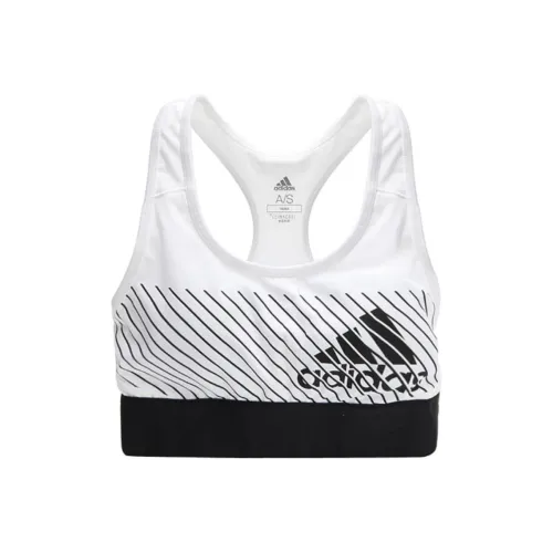 Adidas Логотип Бюстгальтер Спортивное белье Женское Белое