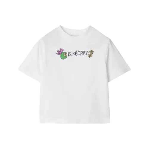 Burberry Белые Детские Рубашки