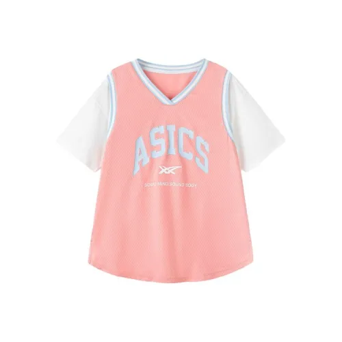 Asics T-рубашка Винтажный розовый для детей 3-7 лет
