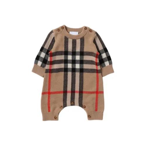 Burberry Комбинезон Бежевый для младенцев и малышей