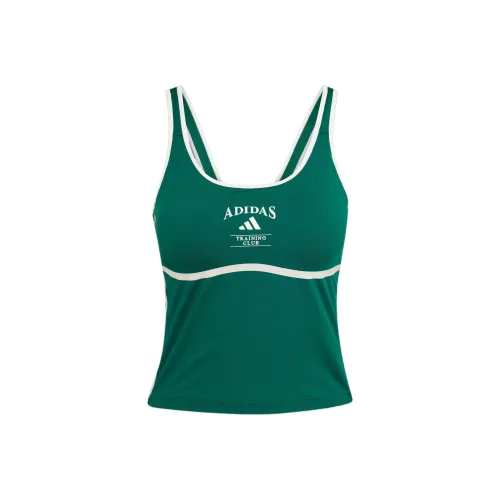 Adidas WEIGHTLIFTINGHeritage Sport Жилеты Женские Университетский Зеленый Мел Белый