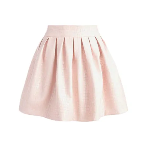 ALICE+OLIVIA Розовые Женские Кожаные Короткие Юбки