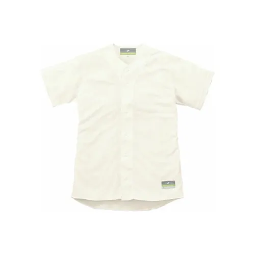 SSK Детская одежда Однотонный V-образный вырез Одиночный застежка Короткий рукав Экрю Детский