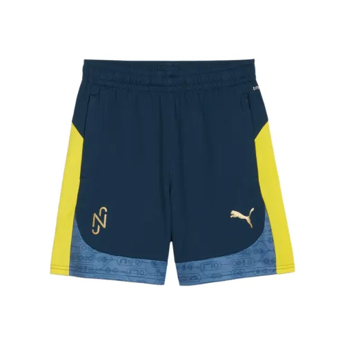 PUMA Неймар JRTraining Шорты FW24 Шорты Подростки Синий Желтый