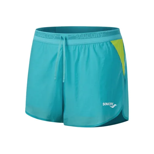 Saucony Повседневные шорты Мужские Керамика Зеленый