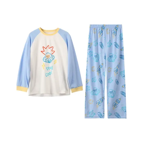 Red Bean Домашняя одежда Синий Подростки