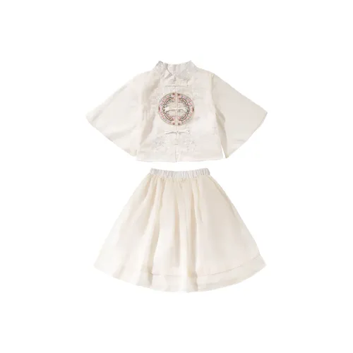 Детский комплект La Cergo для детей 3-7 лет с юбкой бежевый