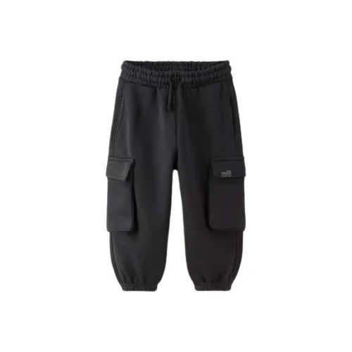ZARA Infant и Toddler Длинные Брюки Малыш Черные