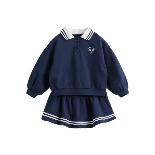 MARC JANIE Комплект с юбкой Темно-синий Синий Детский