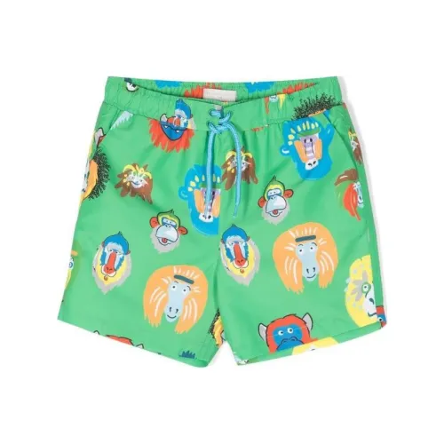 Stella McCartney Купальник для девочки зеленый