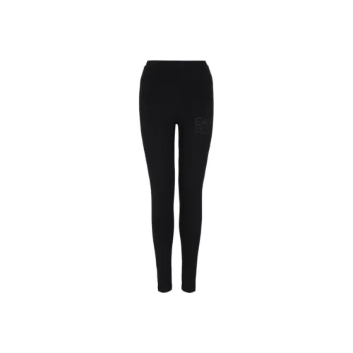 EMPORIO ARMANI EA7 Черные Женские Спортивные Брюки