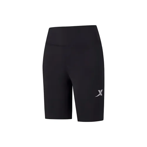 XTEP Глубокий черный Женские спортивные шорты