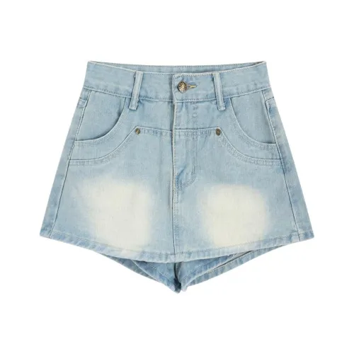 OROI Джинсовые шорты Женские Светло-синие