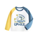 [Реглан с длинным рукавом] Белый и Желтый, Синий Галактический Nuby