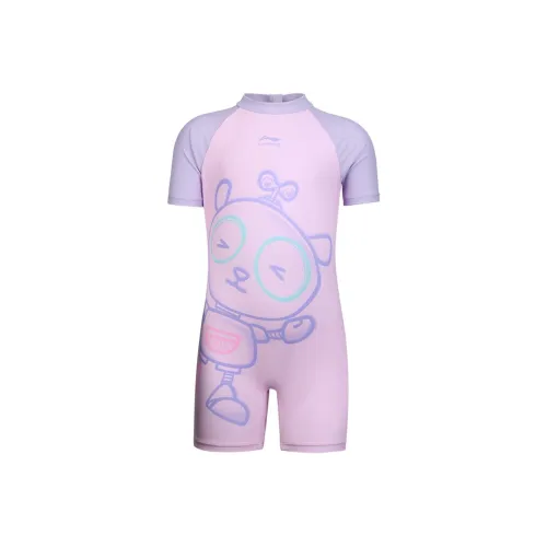 LINING YOUNG Детский купальник розово-фиолетовый для подростков