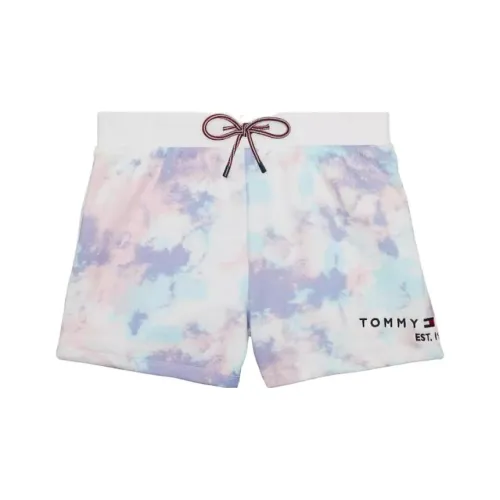 Tommy Hilfiger Детская одежда FW23 Tie Dye Короткие низы Шорты Детские Светло-фиолетовые