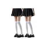 2 White Over-the-knee Socks  
2 Белых носков выше колена