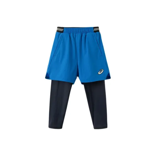 Подростки Asics Вязаные Тренировочные Штаны Синий