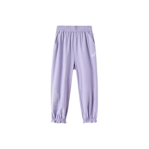 Дети 3-7 лет Asics Вязаные тренировочные штаны Sports Performance Фиолетовый