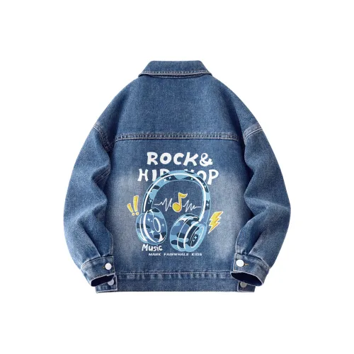 FAIRWHALE Детский топ джинсовый синий для малышей