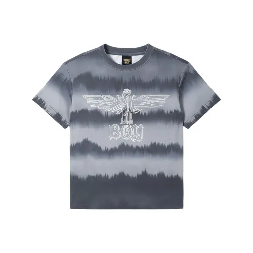 BOY JUNIOR T-Shirt SS25 Темно-серый Серый Детский