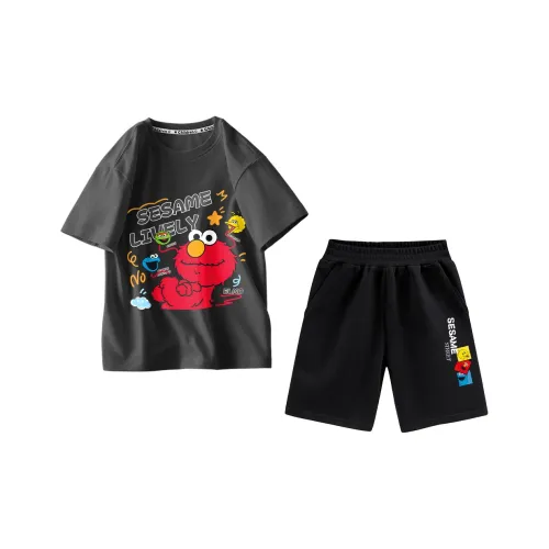 Улица Сезам Повседневная Спортивная Одежда 2 Предмета Комплект для Детей Возрастом 3-7 Лет