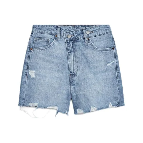 ZARA Trf Синие Женские Джинсовые Шорты