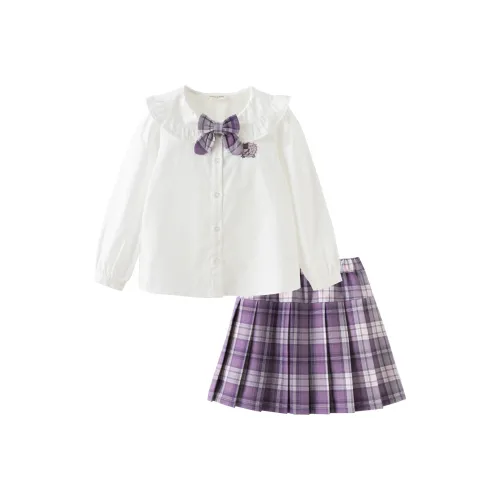 Детский комплект DAVE BELLA для детей 3-7 лет с юбкой фантастический фиолетовый