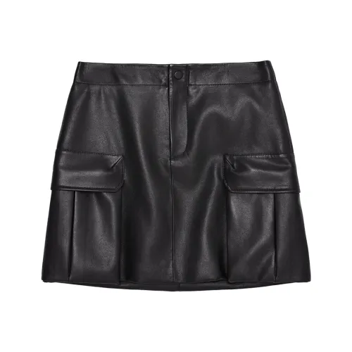 SINBOS Кожаные короткие юбки для женщин
