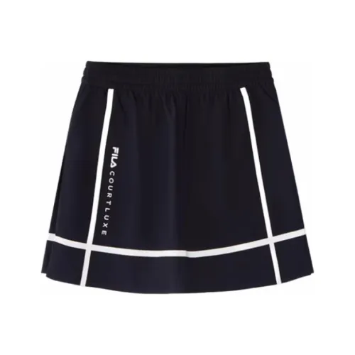 FILA KIDS Letter Moderate Skirt Teenagers Royal Blue FILA KIDS Буква Умеренный Юбка Подростки Королевский Синий