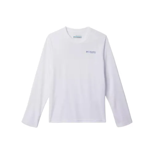 Коллаборация Columbia PFG Terminal Tackle Fish Flag T-рубашка Белая Подростки
