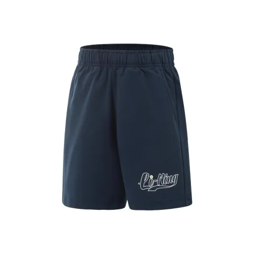 LINING YOUNG Теннис Шорты Подростки Темно-морской Синий