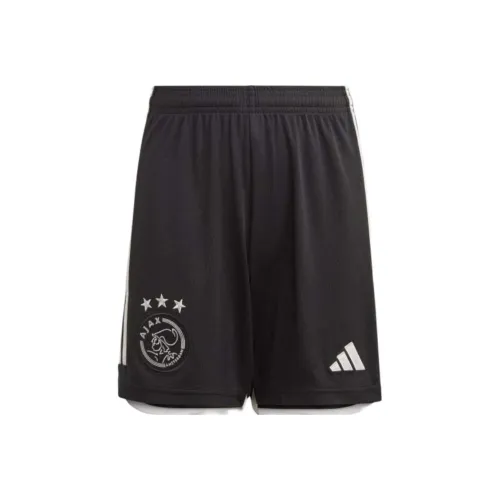 Подростки Adidas Вязаные Тренировочные Штаны Ajax Amsterdam 23 24 THIRD Шорты Kids Черный