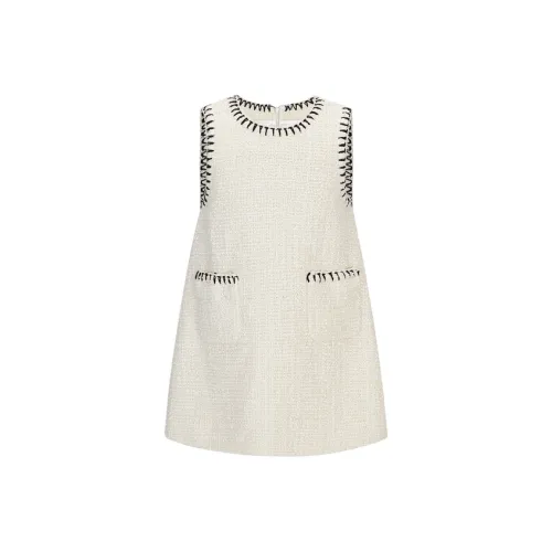 Little MO CO. Детское платье бежево-абрикосового цвета для дошкольников