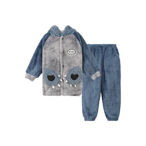 Пижамный комплект Red Bean синий серый для подростков