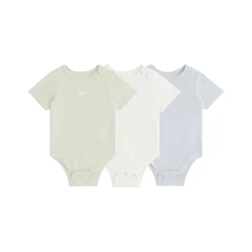 Kith Набор из 3 шт Зеленый + Белый + Blue Baby Комбинезоны / Ползунки