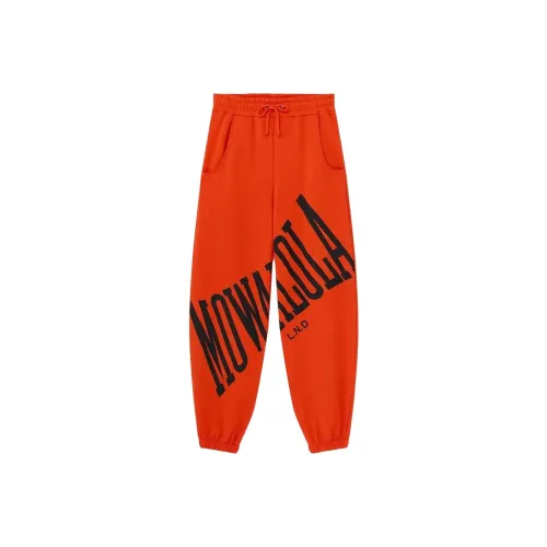 Mowalola Orange Женские Спортивные Брюки