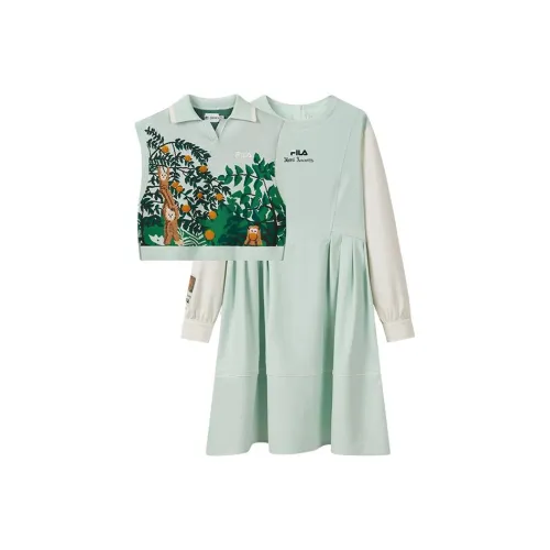 Подростки FILA KIDS Комплект с юбкой FW24 Бирюзовый