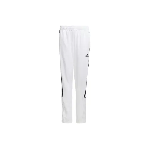 Детские Adidas Вязаные Спортивные Штаны Tiro Track Pants Белые
