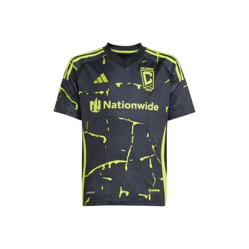 Adidas Columbus Crew AEROREADY T Рубашка Черная Подростки