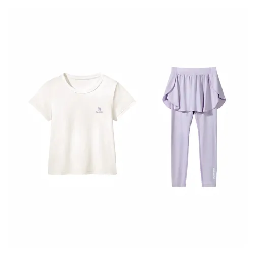 CAMEL Повседневная спортивная одежда SS25 Мягкий Светло-фиолетовый Бесконечный белый Детский