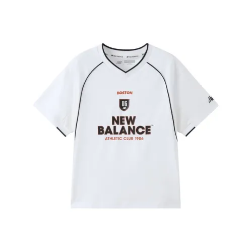 New Balance совместная футболка T Белая для детей 3-7 лет