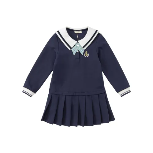 DAVE BELLA Платье Темно-синий Детский