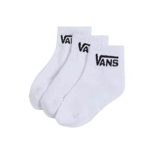 Vans Toddler Классический HALF CREW Детские носки 3 упаковки Белый Infant And Toddler