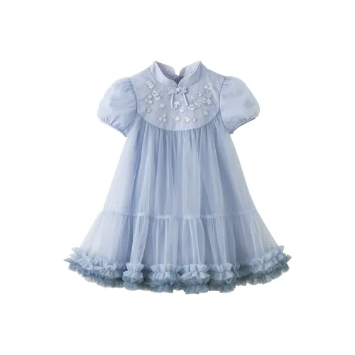 DAVE BELLA Платье Dream Blue Rhombus для детей 3-7 лет