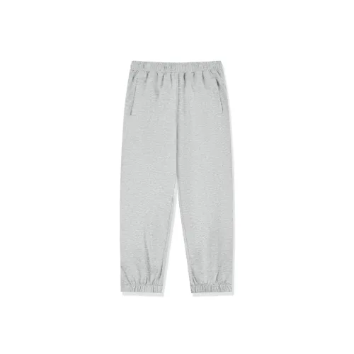 Подростки QIAODAN Вязаные Тренировочные Штаны BC04 Светлый Фотиния Серый