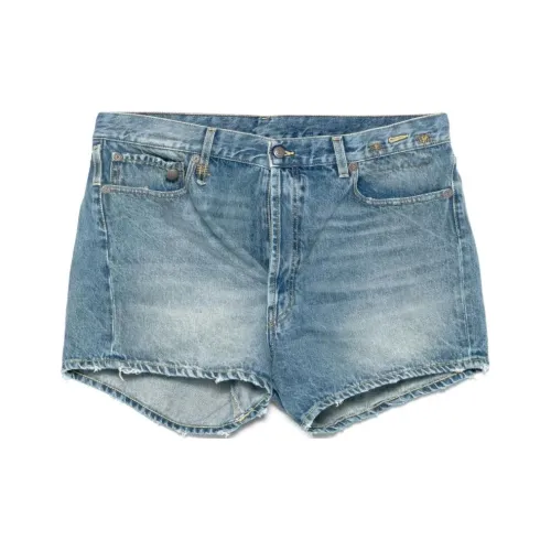R13 SS25 Джинсовые шорты Женские Blue