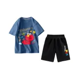 Прохладный и стильный Элмо/Синий + Черный [Тонкий, безопасный для кожи]